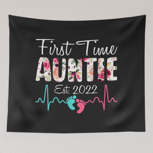 Item preview, Cute Flower First Time Auntie Birthday Mothers Day Premium designed and sold by PootinTuon.