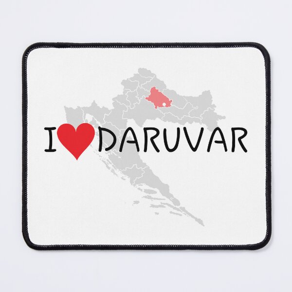 Item preview, "I Love Daruvar" designed and sold by MC Art Studio.