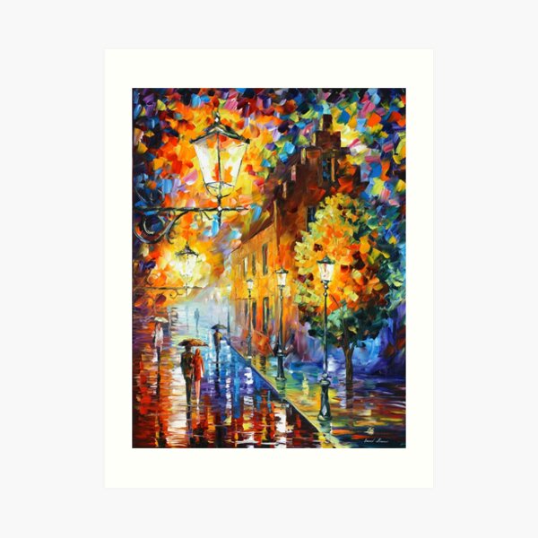 Lights In The Night - Leonid Afremov Art Print