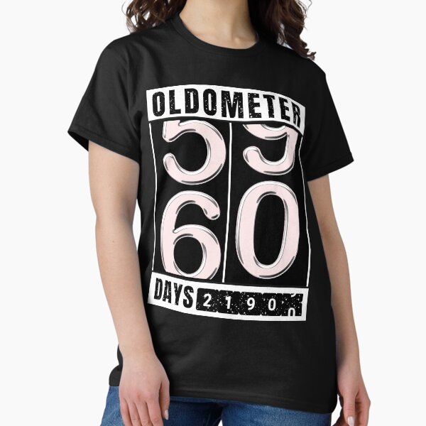 Aperçu de l'œuvre Oldometer Odomètre 60 Anniversaire (Cadeau Tournant 60) créée et vendue par i-longmanshop.