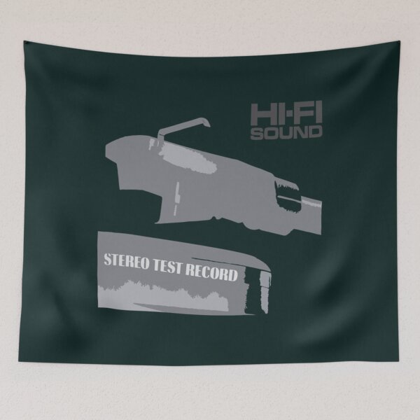 Item preview, Hi Fidelity record player design Grey   designed and sold by NorthStarGlenna.