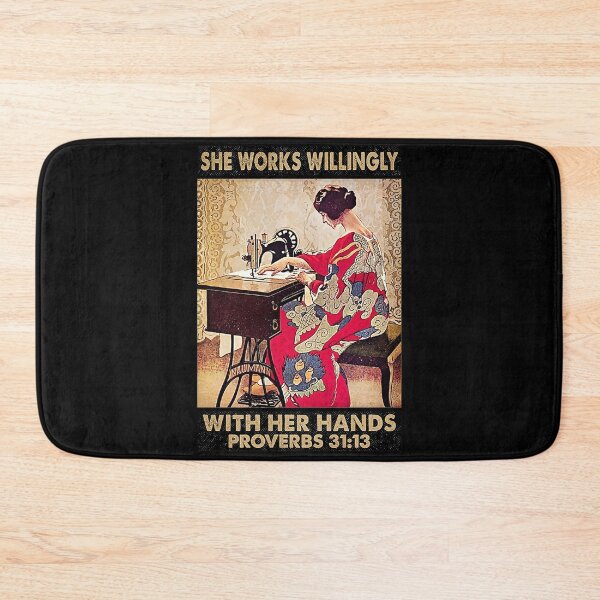 Item preview, She works willingly with her hands proverbs 311 designed and sold by SaoirseNeid.