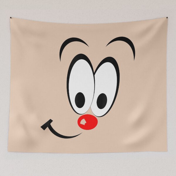 Item preview, Red Nose Smiley Day Face  designed and sold by queencrown.