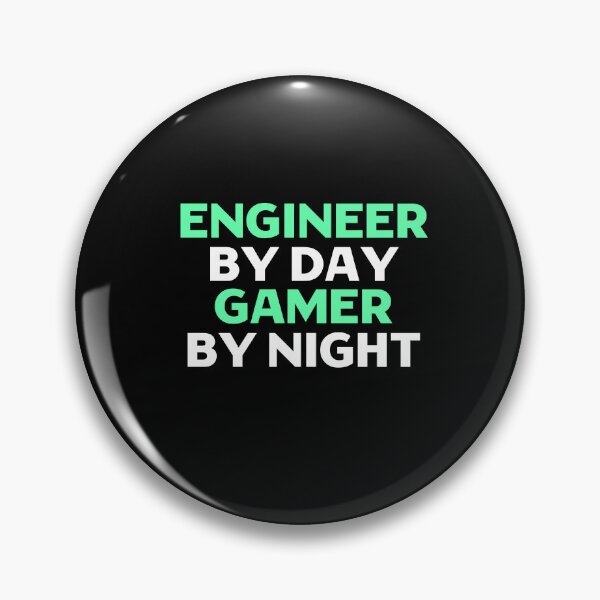 Item preview, Engineer By Day Gamer By Night designed and sold by Gamerss4Life.