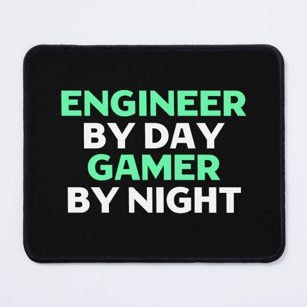 Item preview, Engineer By Day Gamer By Night designed and sold by Gamerss4Life.