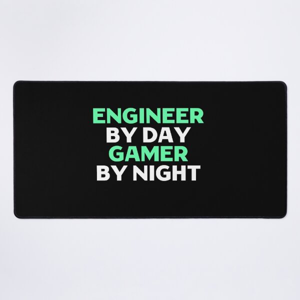 Item preview, Engineer By Day Gamer By Night designed and sold by Gamerss4Life.