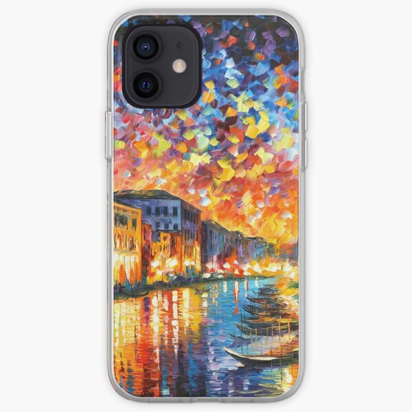 VENICE - GRAND CANAL - Leonid Afremov CITYSCAPE iPhone Soft Case