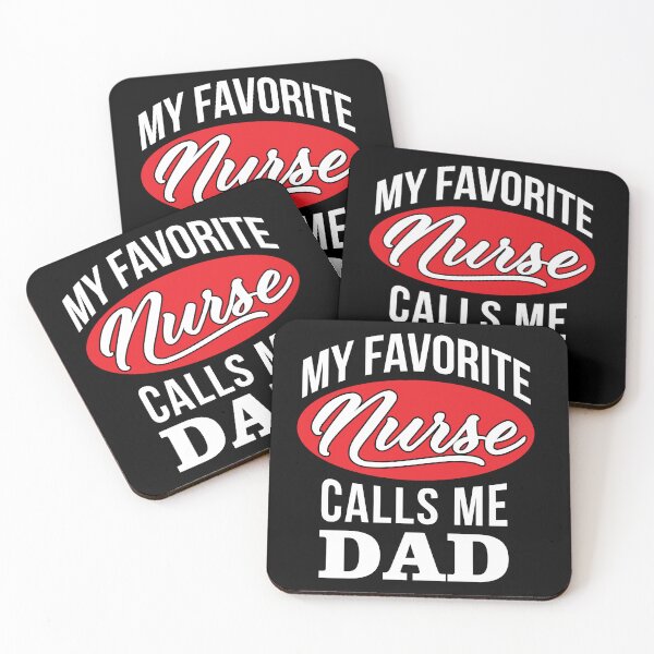 Item preview, Fathers day Gift shirt Favorite Nurse calls me dad Funny Quote designed and sold by namiabi.