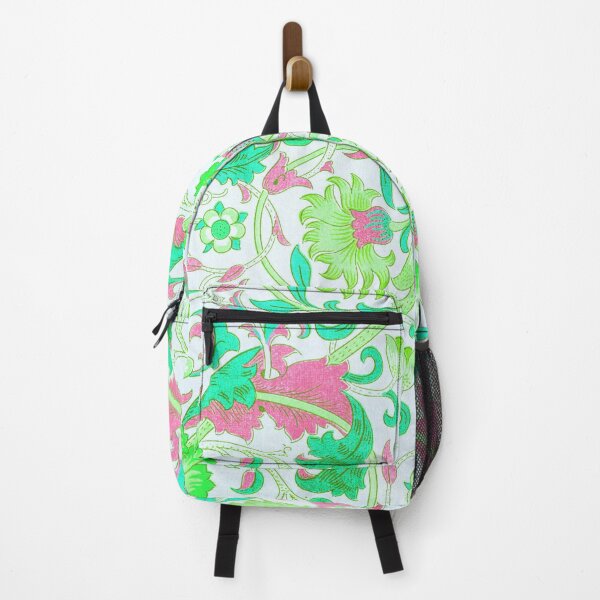 Item preview, Green pink turquoise floral lodden pattern designed and sold by fowons.