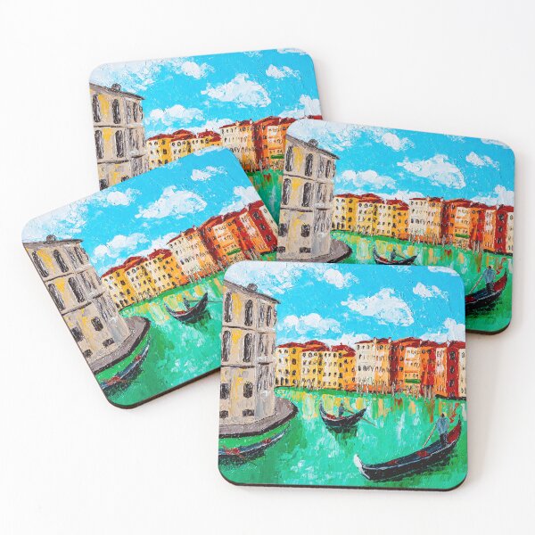 Item preview, Gondoliers on the Grand Canal in Venice designed and sold by ArinasFineArt.