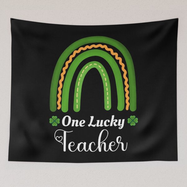 Item preview, One Lucky Teacher St Patricks Day -  Funny And Cute Idea St Patrick&x27;s Day For Lucy Teacher  Ess designed and sold by rossgarykev.
