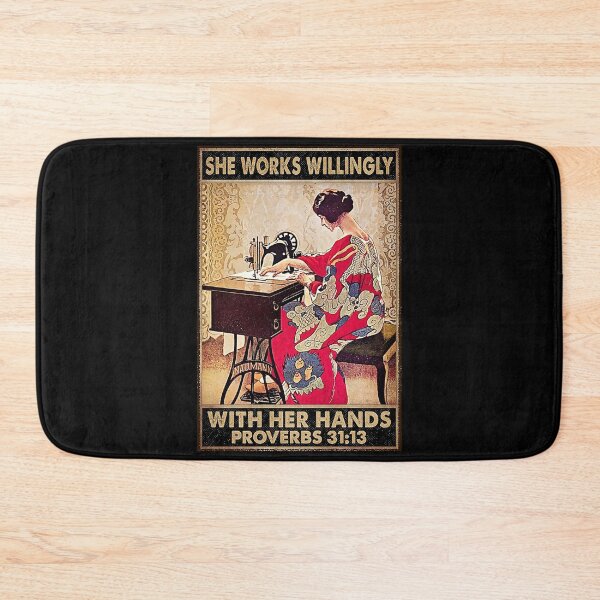 Item preview, She works willingly with her hands proverbs 311 designed and sold by SaoirseNeid.
