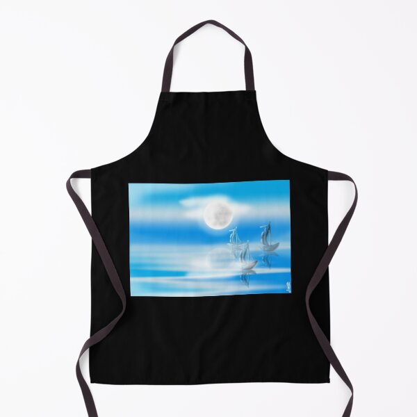 Item preview, One Moon Light sea Canvas Print designed and sold by rossgarykev.