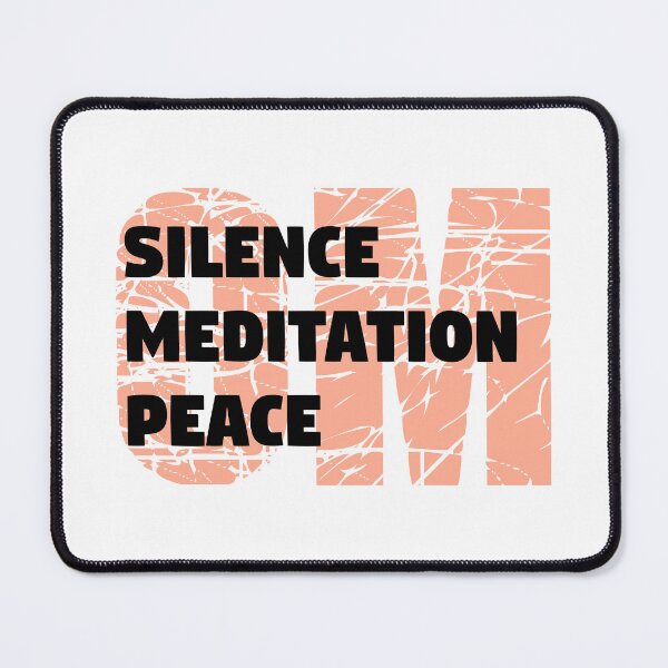 Item preview, Silence Meditation Peace designed and sold by PrithviApparels.