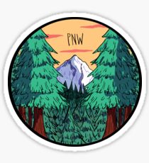 pnw rules Sticker
