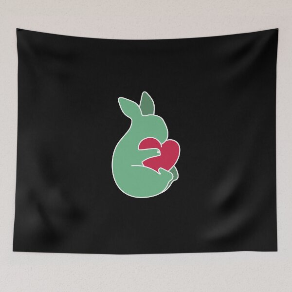 Item preview, Rabbit holding a heart designed and sold by THOMSONsd.