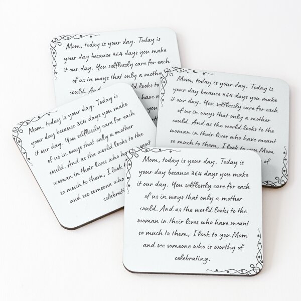 Item preview, Happy mother's day letter: Cute mother's day Gift Ideas with lovely quote designed and sold by kind4you.