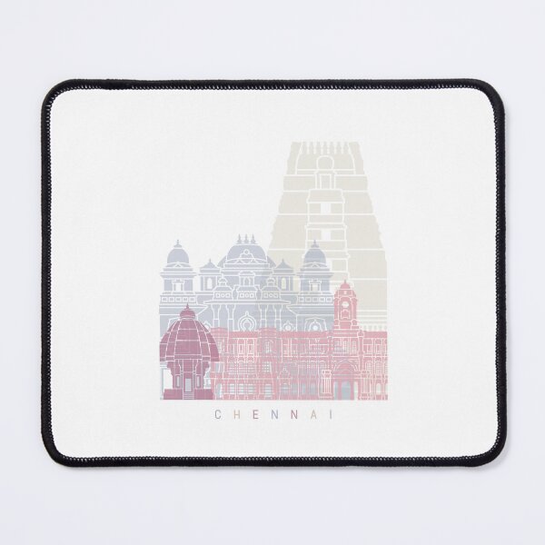 Item preview, CHENNAI SKYLINE POSTER PASTEL designed and sold by paulrommer.