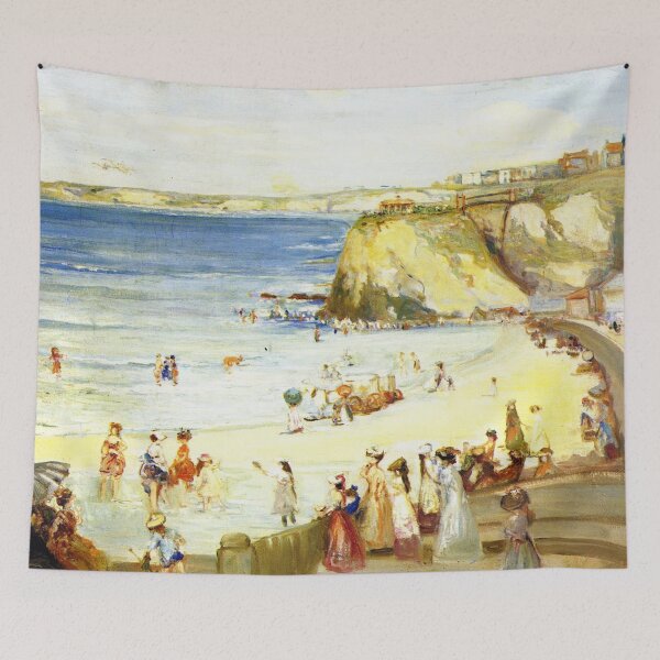Item preview, Newquay Town Beach -  Charles Conder designed and sold by Vintage Designs +.