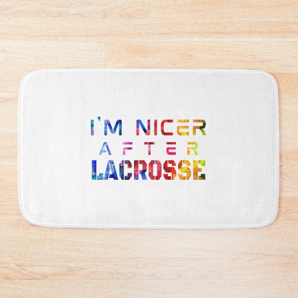 Item preview, I'm Nicer After Lacrosse watercolor designed and sold by Joanna-Asia.