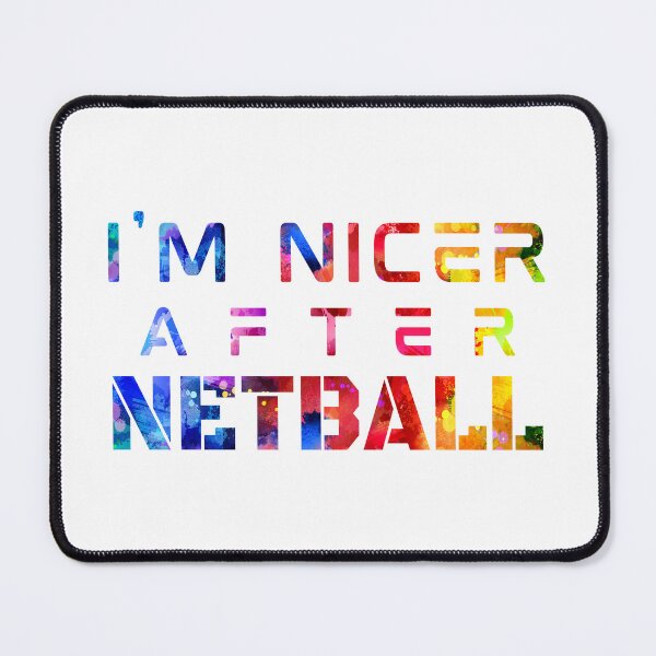 Item preview, I'm Nicer After Netball watercolor designed and sold by Joanna-Asia.
