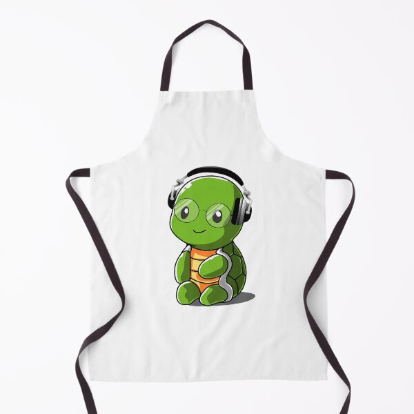 Item preview, Baby Turtle With Headphone designed and sold by LittleDuckk.