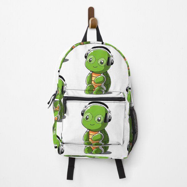 Item preview, Baby Turtle With Headphone designed and sold by LittleDuckk.