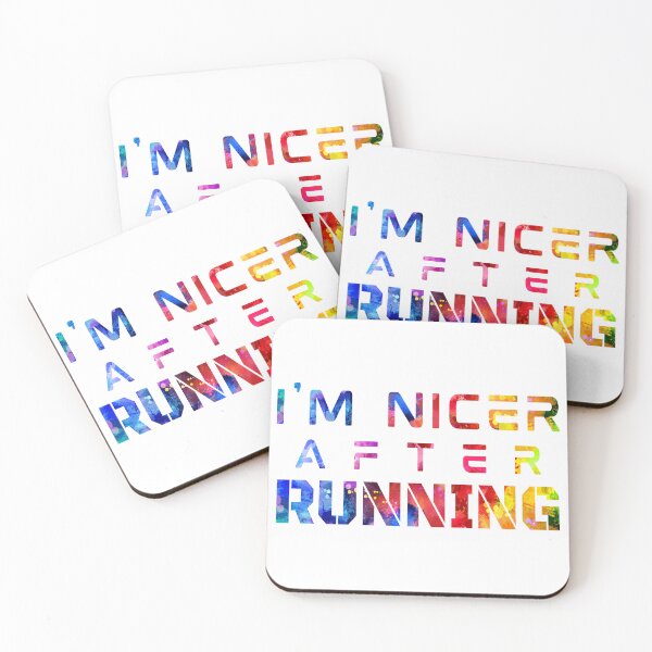 Item preview, I'm Nicer After Running watercolor designed and sold by Joanna-Asia.