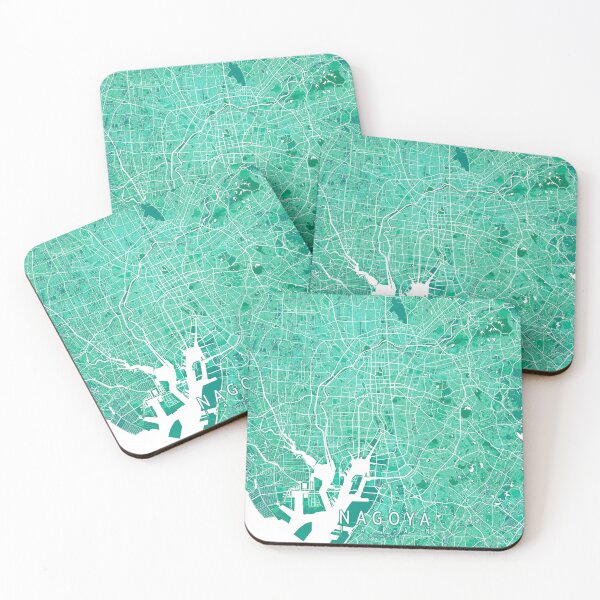 Item preview, Nagoya City Map of Japan - Watercolor designed and sold by deMAP.
