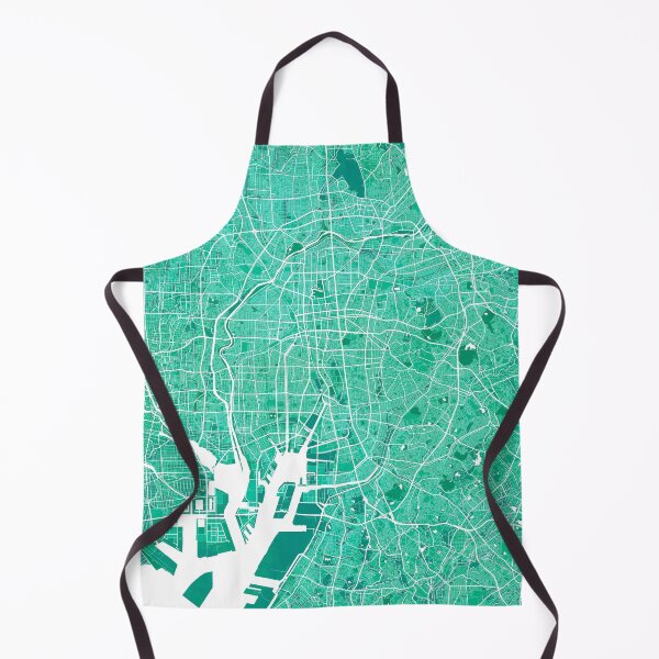 Item preview, Nagoya City Map of Japan - Watercolor designed and sold by deMAP.