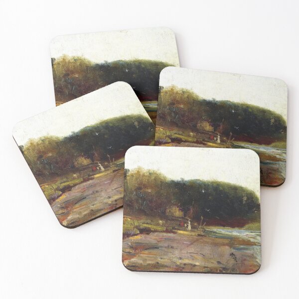 Item preview, Vintage landscape painting - Edward Conder designed and sold by Vintage Designs +.