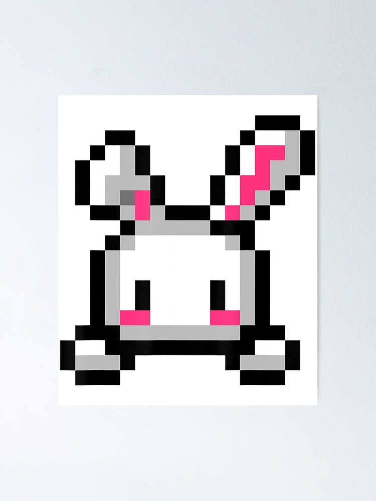 Handmade Pixel Art - How to draw a small rabbit #pixelart 