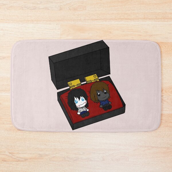 Item preview, jeff the killer and eyeless jack chibi figure designed and sold by EveryCuteThings.