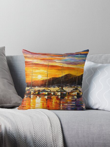 Item preview, ITALY, NAPLES HARBOR - VESUVIUS - Leonid Afremov CITYSCAPE designed and sold by Leonid Afremov.