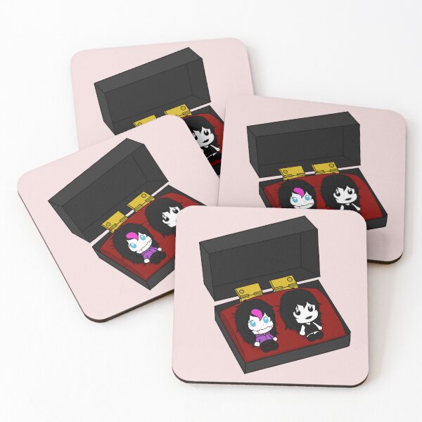 Artikelvorschau, Jane die Mörderin und Nina die Mörderin Chibi-Figur entworfen und verkauft von EveryCuteThings.