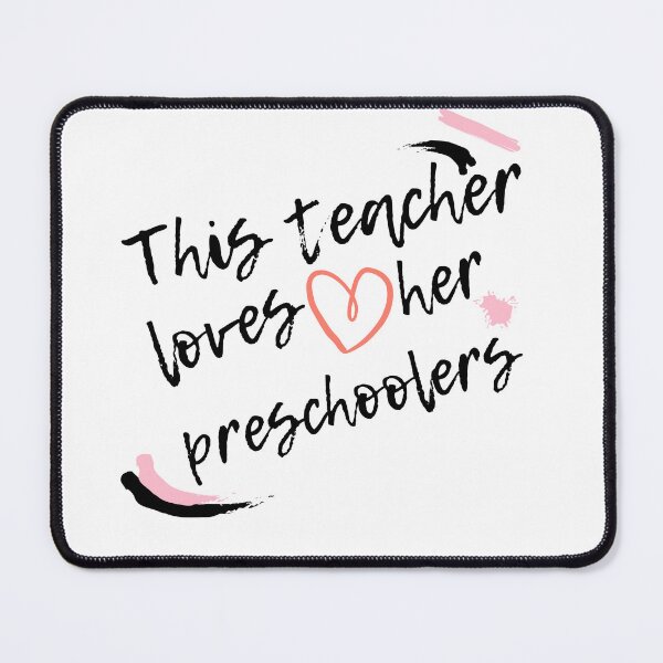 Item preview, This Teacher Loves Her Preschoolers T-Shirt designed and sold by WilkDesign.