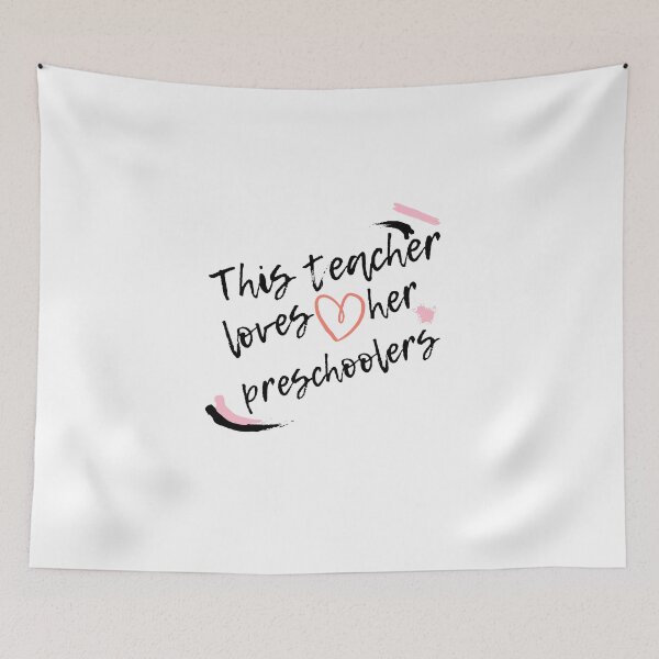 Item preview, This Teacher Loves Her Preschoolers T-Shirt designed and sold by WilkDesign.
