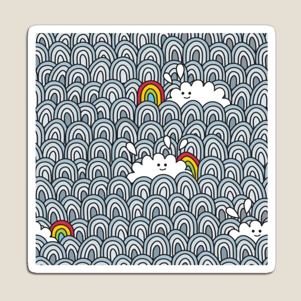 Blue sky - you`re lucky! Magnet