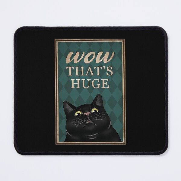 Item preview, wow that's huge black cat lover designed and sold by TeganCrafford.