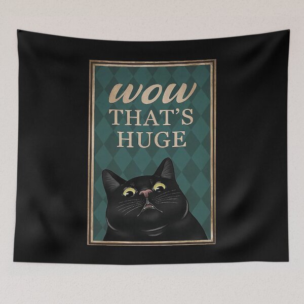 Item preview, wow that's huge black cat lover designed and sold by TeganCrafford.
