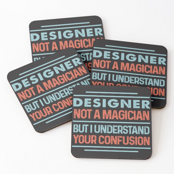 Item preview, Designer Not A Magician Sticker But I Understand Your Confusion - Funny Designer Quote Gift Idea For Men and Womens designed and sold by Mmmm3344.