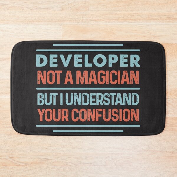 Item preview, Developer Not A Magician Sticker But I Understand Your Confusion - Funny Developer Quote Gift Idea For Men and Womens designed and sold by Mmmm3344.