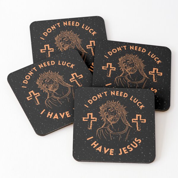 Item preview, I Dont Need Luck I Have Jesus T-Shirt designed and sold by WilkDesign.