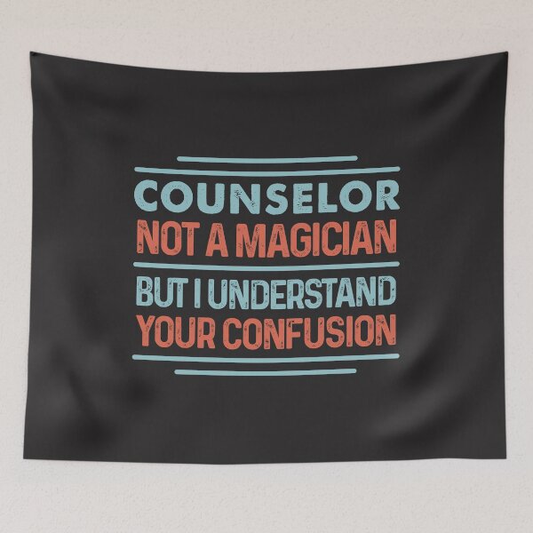Item preview, Counselor Not A Magician Sticker But I Understand Your Confusion - Funny Counselor Quote Gift Idea For Men and Womens designed and sold by Mmmm3344.
