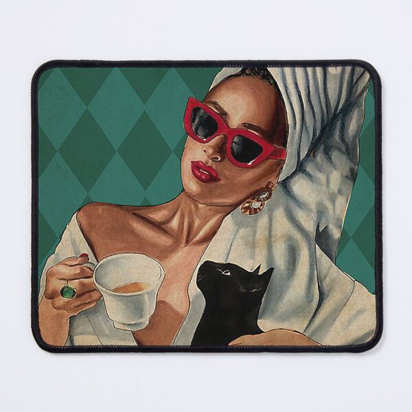 Item preview, A woman cannot survive on tea alone she also needs a cat designed and sold by SaoirseNeid.