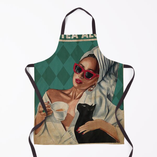 Item preview, A woman cannot survive on tea alone she also needs a cat designed and sold by SaoirseNeid.