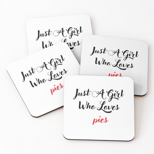 Item preview, Just A Girl Who Loves pies  designed and sold by medbouk1.