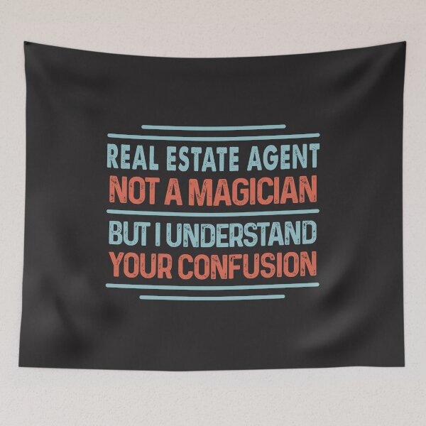 Item preview, Real Estate Agent Not A Magician Sticker But I Understand Your Confusion - Funny Real Estate Agent Quote Gift Idea For Men and Womens designed and sold by Mmmm3344.
