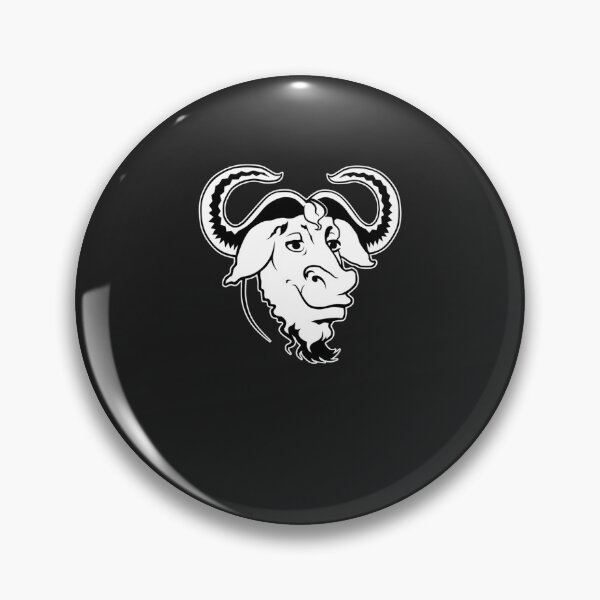 Artikelvorschau, GNU (weißer Umriss) offizielles Logo-Maskottchen-Sweatshirt-Klassiker-T-Shirt entworfen und verkauft von ArthurTreitel.