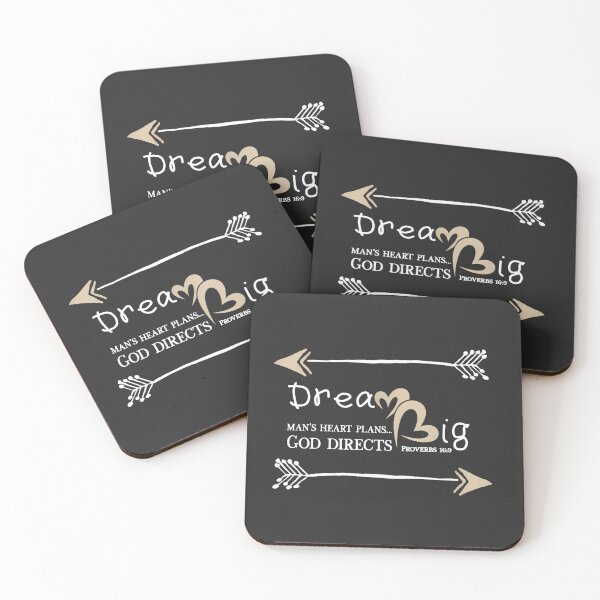 Item preview, Christian Design - Dream Big - Man Plans, God Directs - Proverbs designed and sold by simplydesignart.